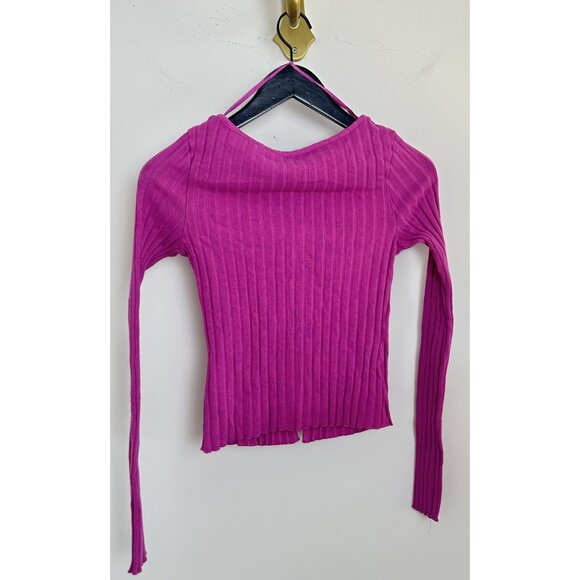 FREE PEOPLE Tilly Long-Sleeve Cardi in Spring Bud Size Small NWT - Picture 7 of 8